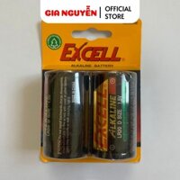Vỉ  2 viên  Pin  đại LR20  Alkaline  Excell  LOẠI TỐT - Gia Nguyễn
