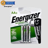 Vỉ 2 viên Pin Sạc AA / AAA Energizer Hàng Chính Hãng