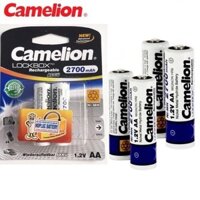 Vỉ 2 viên Pin sạc AA Camelion 2700 mAh- Hàng chính hãng