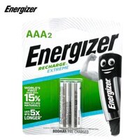 Vi 2 Viên Pin Sac AAA Energizer 800 mAH Made In JAPAN - Hang chinh hang