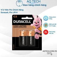 Vỉ 2 viên pin trung ( C ) Duracell LR14 , Pin Alkaline
