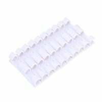Vỉ 20 Nẹp Dán Tường Giữ Cố Định Dây Điện, Dây Mạng, Dây Máy Tính - Tiện Dụng Gia Đình - Văn Phòng. TakyHome 5733 - Hàng nhập khẩu - Trắng