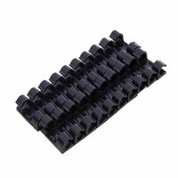 Vỉ 20 Nút Nhựa Giữ Dây - Nẹp - Kẹp Dán Tường Giữ Cố Định Dây Điện, Dây Máy Tính, Dây Mạng. TakyHome 5733 - Màu Đen
