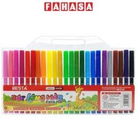 Vỉ 24 Bút Lông Màu - Besta LM024