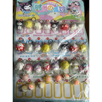 vỉ 32 cái móc khoá bánh bao rút thưởng 200 tem