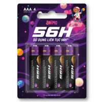Vỉ 4 pin AAA 56h Animo (BP4-AAA)