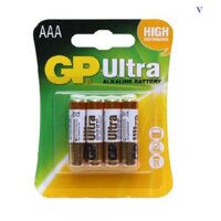 Vỉ 4 Pin GP Ultra Alkaline AAA