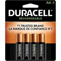 VỈ 4 PIN SẠC AA Duracell - Rechargeable AA Batteries - long lasting, all-purpose Double A battery, SẠC ĐẾN 400 LẦN