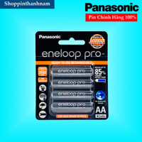 Vỉ 4 Pin Sạc Eneloop Pro 2550mAh (Màu Đen) chính hãng Panasonic