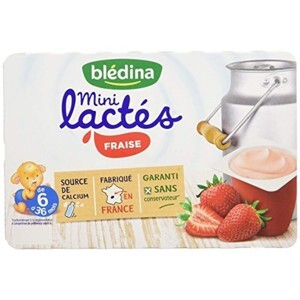Vỉ 4h sữa chua Bledina vị dâu (6m+)