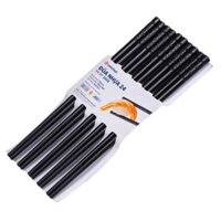 Vỉ 5 đôi đũa nhựa VIỆT NHẬT 2858 - Màu đen, chịu nhiệt, chống trơn, ăn cơm