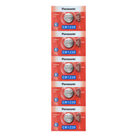 Vỉ 5 Viên Pin CR1220  CR 12205BE x 1 Vỉ  Lithium 3V Panasonic - Hàng Chính Hãng