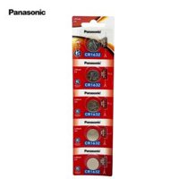Vỉ 5 Viên Pin CR1632  CR 16325BE x 1 Vỉ  Panasonic Lithium 3 V - Hàng Chính Hãng