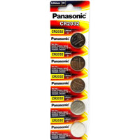 Vỉ 5 Viên Pin CR2032 Panasonic  CR-20325BE x 1 Vỉ  Lithium 3 V