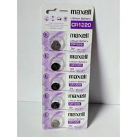 Vỉ 5 Viên Pin Maxell CR2032  CR2025  CR2016  CR1632  CR1620  CR1616  CR1220 Maxell Lithium 3V - Made In Japan - CR1220
