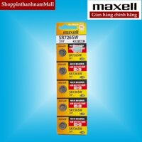 Vỉ 5 Viên Pin Maxell SR726 / SR726SW / 397 Made in Japan Chính Hãng Thay Pin Đồng Hồ Đeo Tay