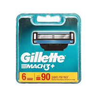 Vỉ 6 cái lưỡi dao Gillette Mach 3+