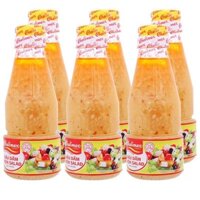 VỈ 6 CHAI DẦU DẤM TRỘN SALAD CHOLIMEX CHAI 270G
