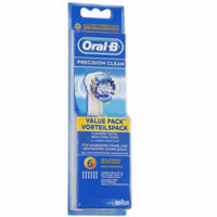 Vỉ 6 đầu bàn chải điện Oral B Braun Precision Clean - Nhật Bản