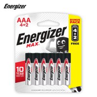 Vỉ 6 Viên Pin AA , Pin AAA Energizer Max 1,5V Alkaline - Hàng chính hãng - AAA  Pin nhỏ