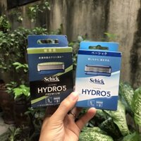 Vỉ 8 lưỡi dao cạo râu Schick Hydro 5