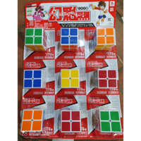vỉ 9 cái rubik 2x2 mầu sắc đẹp vòng xoay thần tốc