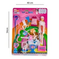 Vỉ Bác Sĩ Búp Bê Baby Thay Áo