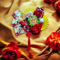 Vỉ bánh chưng bánh tét mini treo trang trí Tết