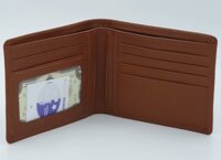 Ví - Bóp - Da Bò, Cao Cấp, Ngang - Nam - nâu bò - B01