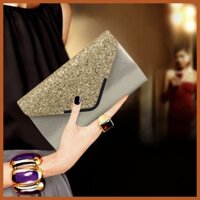 Ví cầm tay dự tiệc,clutch nữ hàng thiết kế quảng châu loại 1 cao cấp cực kì sang