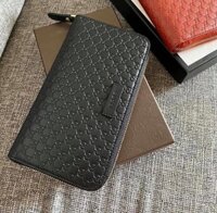 Ví Cầm Tay Gucci Black Leather