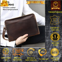 Ví cầm tay ,kẹp nách nam da bò cao cấp may tay thủ công VD021