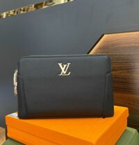 Ví cầm tay LV nam da thật khóa số CT99-D