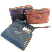 Ví cầm tay nam cao cấp, size 22 cm, bóp nam da bò kẹp nách khóa đồng, kèm dây cầm tay tay tiện lợi (202-02)