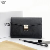 Ví cầm tay nam Montblanc da bò cao cấp VCTMBL008