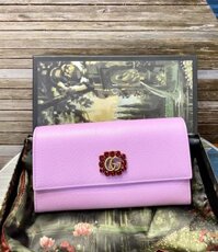 Ví Cầm Tay Nữ Gucci Màu Hồng Tím