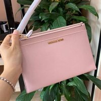 Ví cầm tay  nữ Michael Kors pink leather
