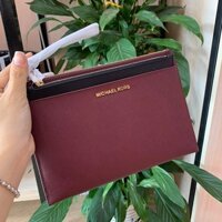 Ví cầm tay  nữ Michael Kors red leather