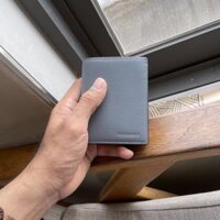 Ví cầm tay nữ nam nhỏ gọn bỏ túi nhiều ngăn da thật cao cấp thời trang PANDAGO Pandora 02 đáng đứng - Vàng