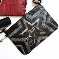 Ví cầm tay Victoria's Secret USA - Màu đen hoạ tiết ngôi sao