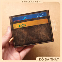 Ví card holder da bò thật 100%