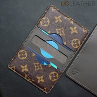 Ví CARD T1368 da bò kết hợp Monogram Canvas