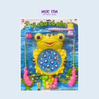 Vỉ Câu Cá – Búa Đập Ếch vàng 2 cần câu + 2 búa