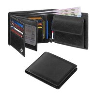 Ví cho Mens muti-chức năng RFID chặn Slim Wallet với 15 chủ thẻ tín dụng