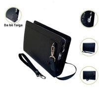 Ví Clutch Cầm Tay Cao Cấp Sang Trọng Kẹp Nách Khoá Số Bảo Mật Chất Liệu Da Bò Tặng Quai dây tay cầm