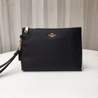 Ví Clutch Coach da thật màu đen