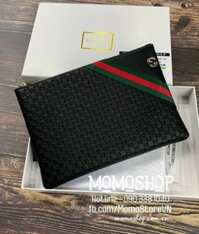 Ví Clutch Da Nam Cầm Tay Gucci (BN623_DEN)