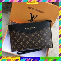 Ví Clutch Nam Da Cầm Tay ❤️ FREESHIP❤️ chuyên dụng cho Cả Nữ Style Mới Chất Da Đẹp Hàng chiếc một Xuất Khẩu LV090 ❤️