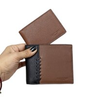 VÍ COACH NAM DOUNLE BILLFOLD Fulbox Màu nâu phối đen