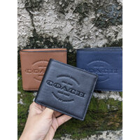 Ví Coach Nam Slim Bill Fold 1941 Ny Men's Wallet Black Leather ( Coach F24647 )